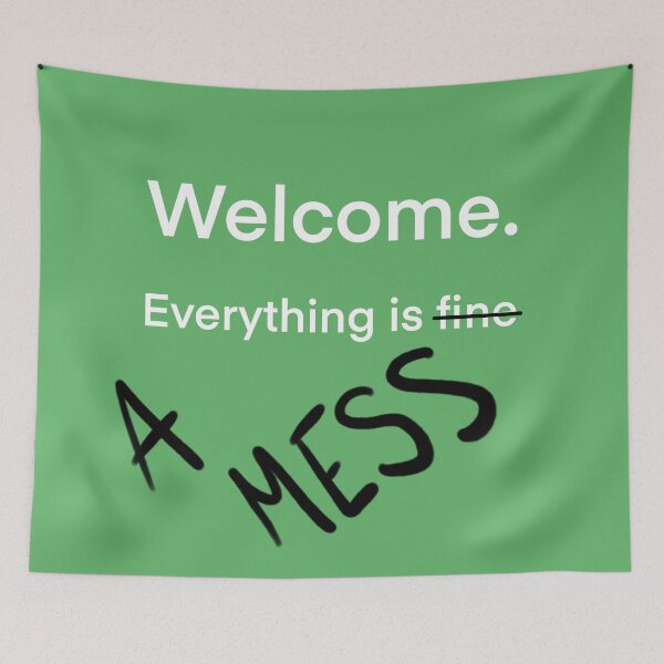 Item preview, Everything is a mess designed and sold by Heal-The-Mind.