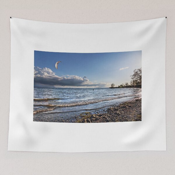 Item preview, Kite Surfer near Fischbach - Lake Constance, Germany designed and sold by holgermader.