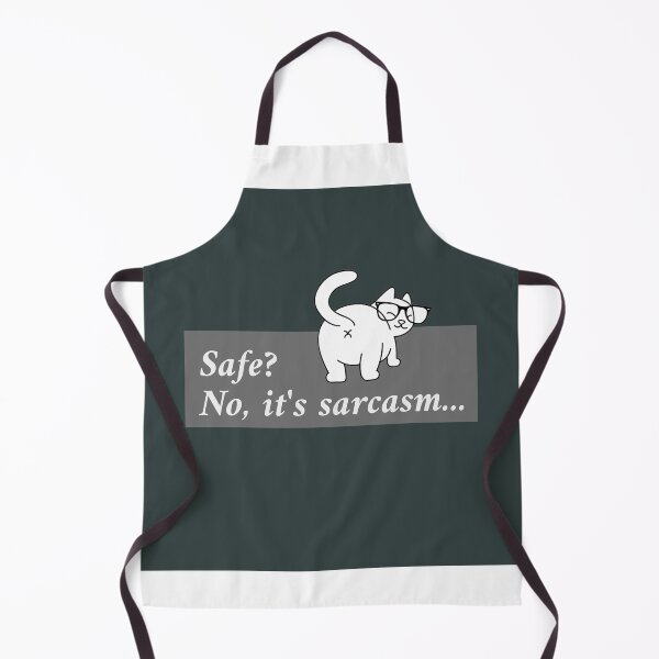 Item preview, Safe? No, It's sarcasm... designed and sold by Monkyra.