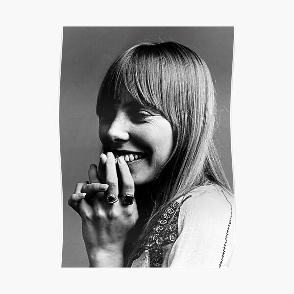 just smile joni mitchell Poster