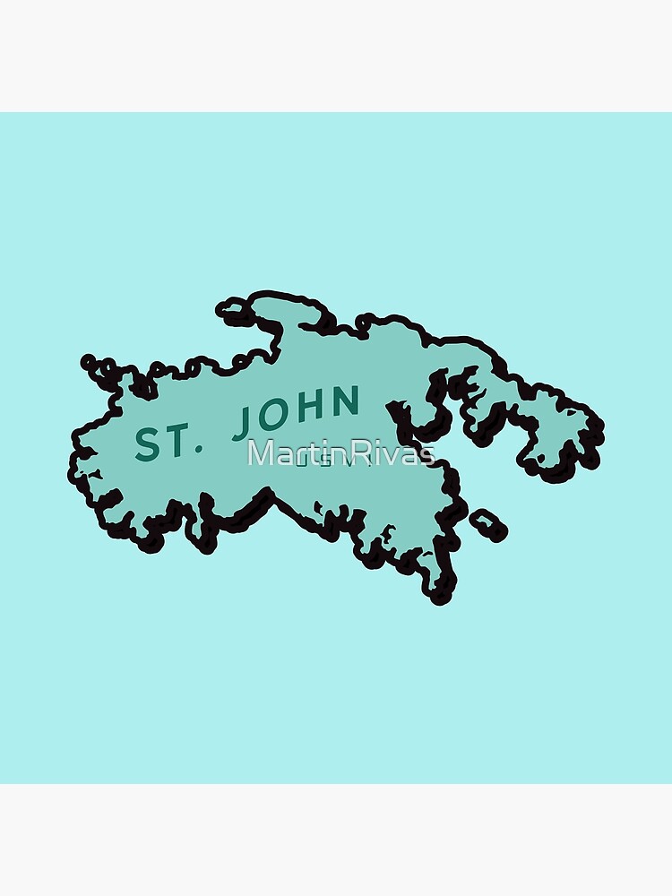 "St. John USVI" Poster by MartinRivas Redbubble