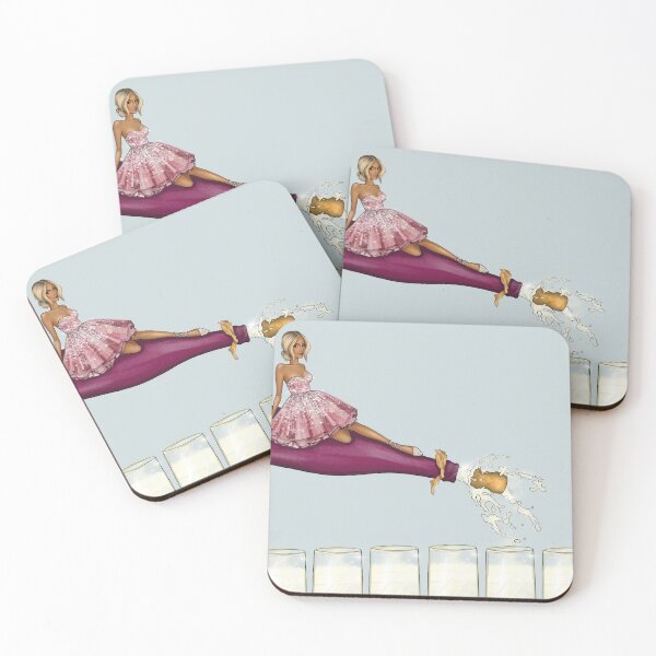 Item preview, Pop, Fizz, Pink designed and sold by LittleLambCo.
