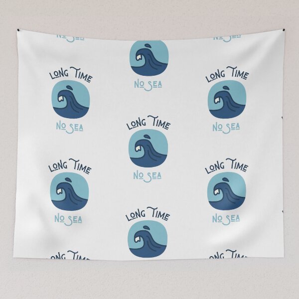 Item preview, Long Time No Sea designed and sold by SportyDogShop.
