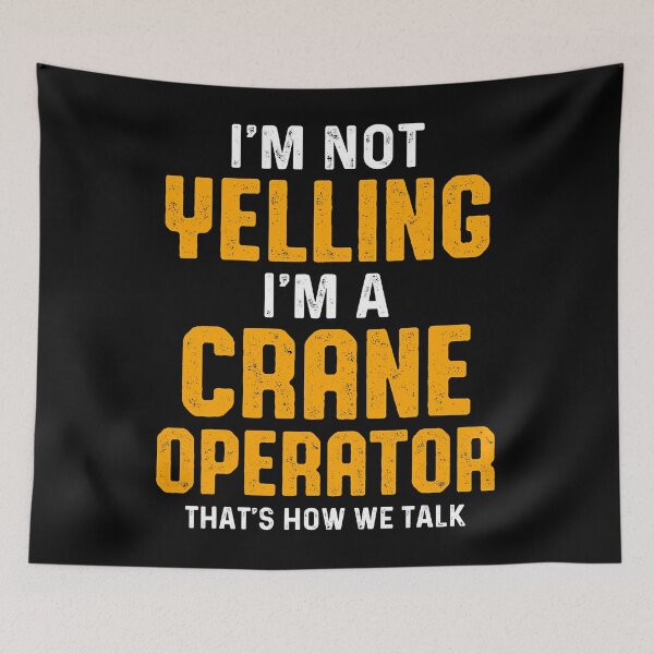 Item preview, Crane Operator Adept Funny Driver designed and sold by MiKatStore.