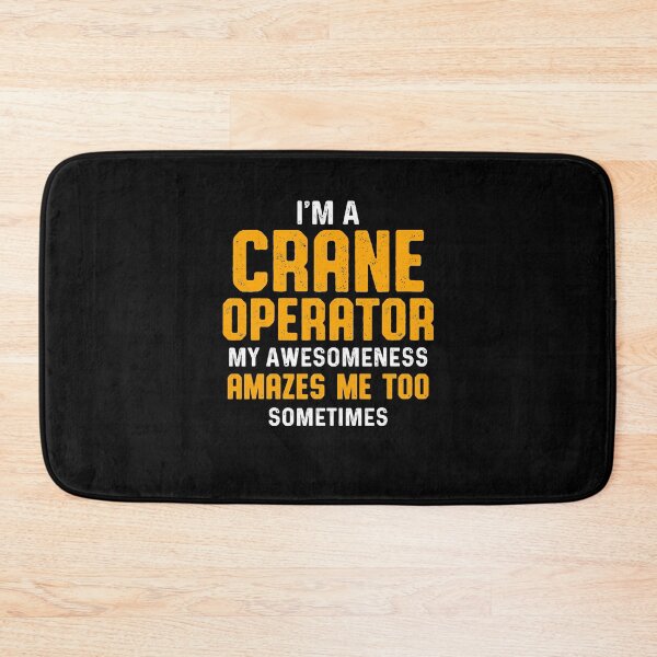 Item preview, Crane Operator Amazes Funny Driver designed and sold by MiKatStore.