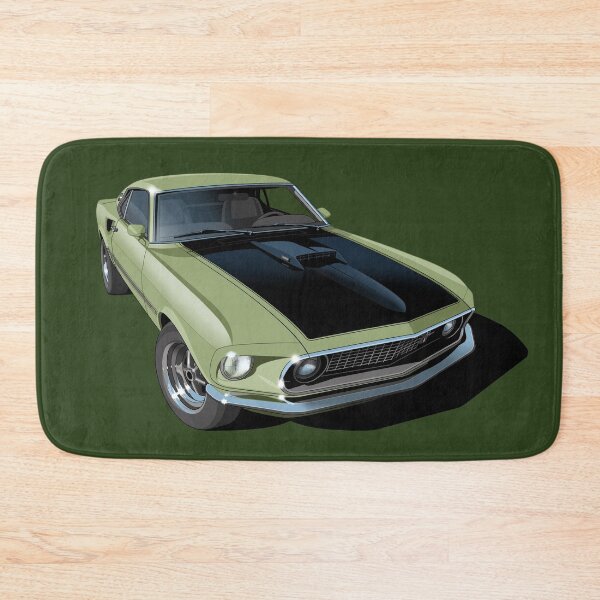 Item preview, 1969 ford mustang mach 1 in lime gold designed and sold by candc-retro.