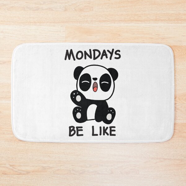 Item preview, Mondays Be Like, Cute Panda, Sleepy, Sleepyhead, Sleepy Monday, Sleepy Panda, Monday Blues designed and sold by niftyhub.