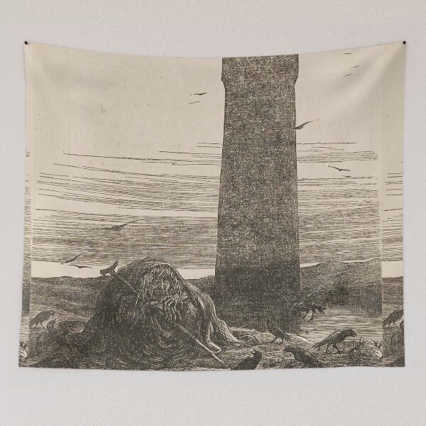 Item preview, The Dark witch and sombre lighthouse designed and sold by Vintage Designs +.