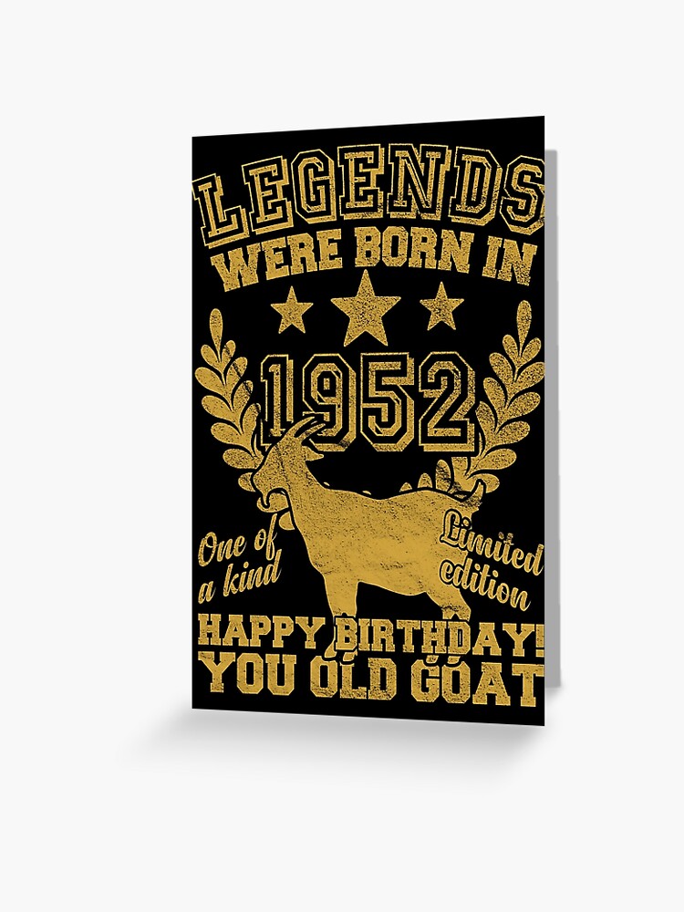 Funny Old Goat Happy Birthday Card