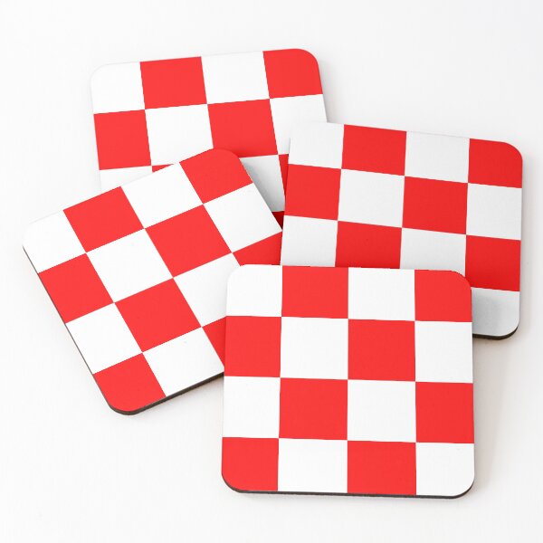 Item preview, Red and White Checker Pattern designed and sold by Bumblefuzzies.