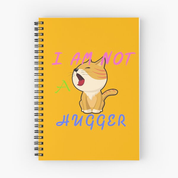 Item preview, I'm not a hugger T-shirt - lovely cat designed and sold by sekson.