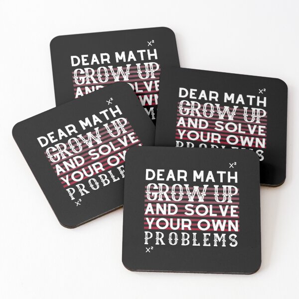 Item preview, Dear Math Grow Up And Solve Your Own designed and sold by artlaila.