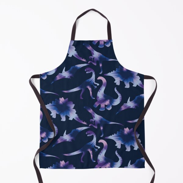 Item preview, Dinosaurs #1 - Blue and Purple Tie Dye Dinosaur Silhouette Pattern designed and sold by TheRainbowRoom.