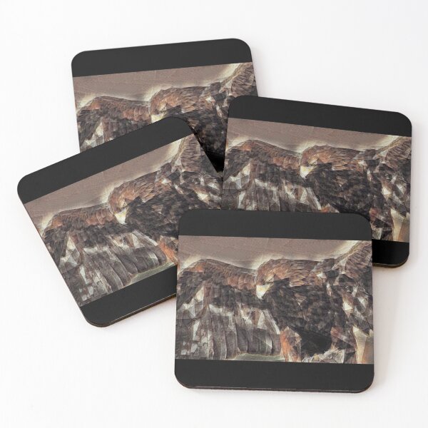 Item preview, Golden Eagle Spread Wings - Oil Painting Style designed and sold by MakersKeystone.