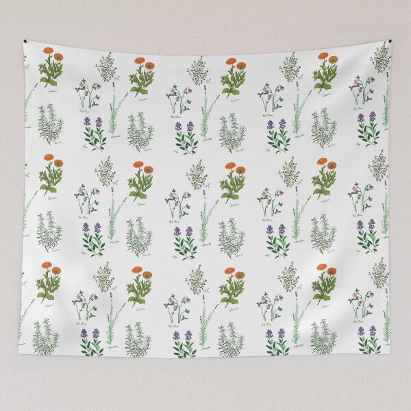 Item preview, Herbarium collecting herbs designed and sold by Luaillustration.