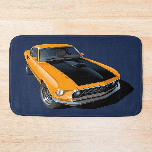 Item preview, 1969 ford mustang mach 1 in orange designed and sold by candc-retro.
