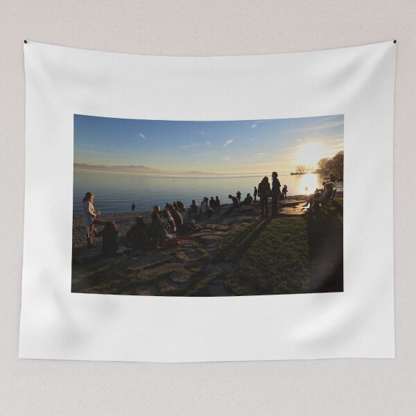 Item preview, November Sunset in Friedrichshafen - Lake Constance designed and sold by holgermader.
