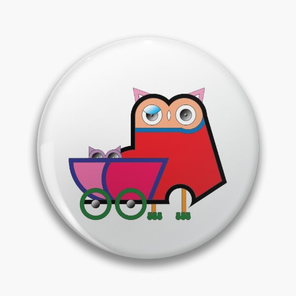 Item preview, Owl with pram 1, kind of child designed and sold by Paszkan.