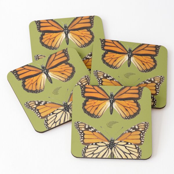 Item preview, Orange Butterflies designed and sold by LeAllureVintage.