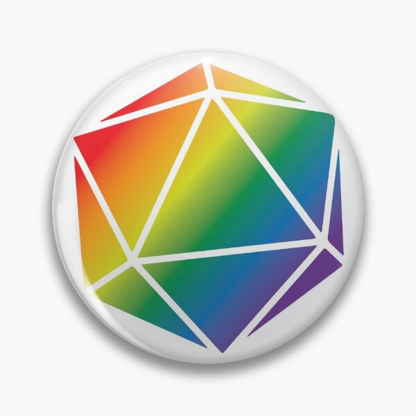 Item preview, Rainbow d20 designed and sold by nicegnome.
