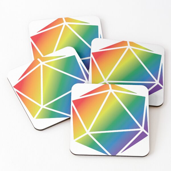 Item preview, Rainbow d20 designed and sold by nicegnome.