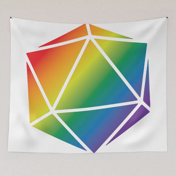 Item preview, Rainbow d20 designed and sold by nicegnome.