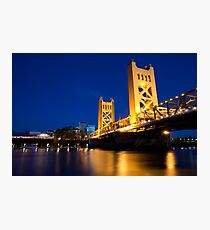 Sacramento Bridge Photographic Print