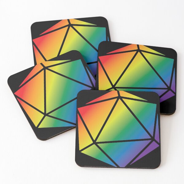 Item preview, Rainbow d20 designed and sold by nicegnome.