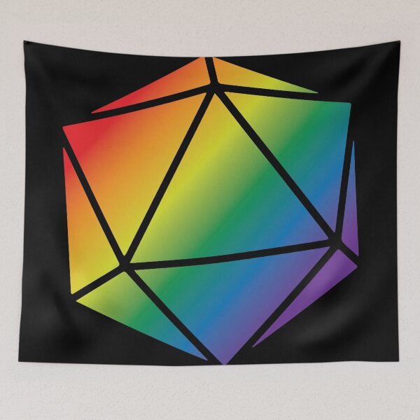 Item preview, Rainbow d20 designed and sold by nicegnome.