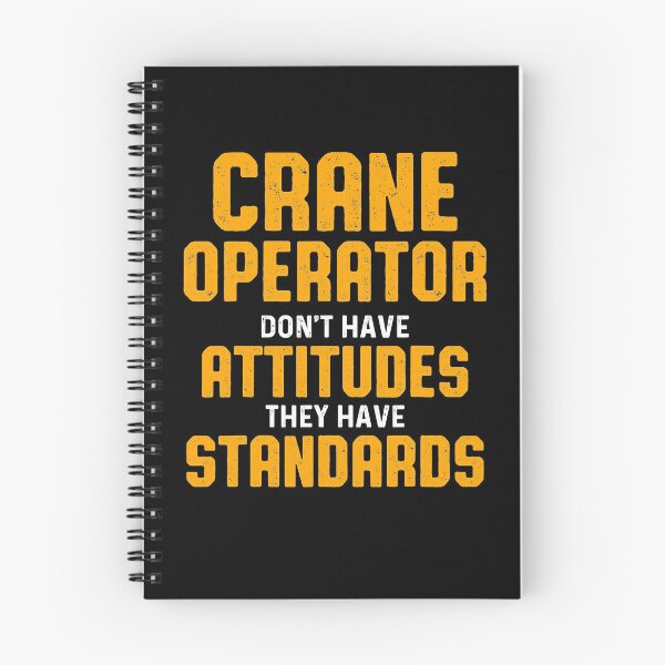 Item preview, Crane Operator Attitudes Funny Driver designed and sold by MiKatStore.