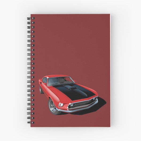 Item preview, 1969 ford mustang mach 1 in red designed and sold by candc-retro.