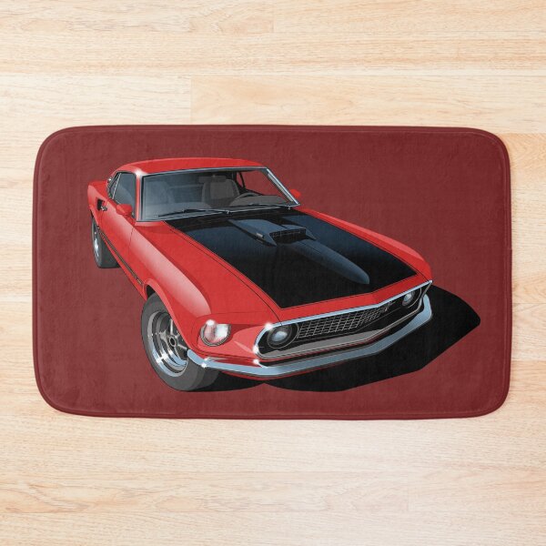 Item preview, 1969 ford mustang mach 1 in red designed and sold by candc-retro.