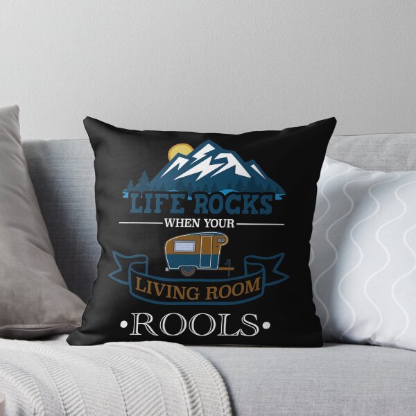 Item preview, Life Rocks When Your Living Room Rolls Funny Illustration Camper Van designed and sold by KO-Design.