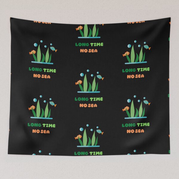 Item preview, Long Time No Sea designed and sold by SportyDogShop.
