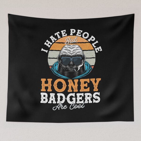 Item preview, I Hate People But Honey Badgers Are Cool designed and sold by BLake77777.