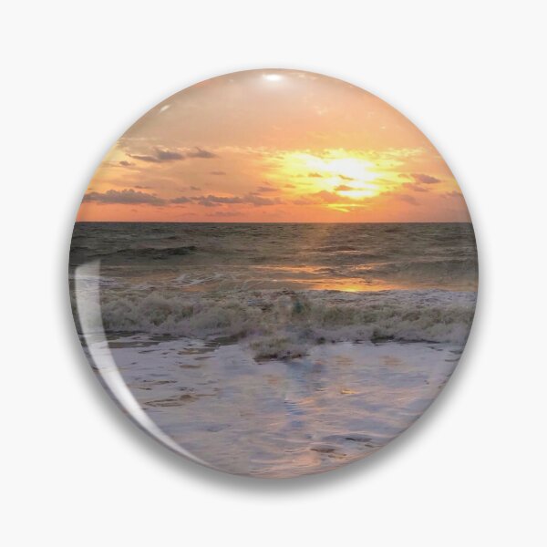 Item preview, Aesthetic sunrise at the beach in the early morning in Florida designed and sold by Barolina.