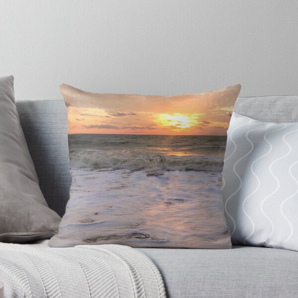 Item preview, Aesthetic sunrise at the beach in the early morning in Florida designed and sold by Barolina.