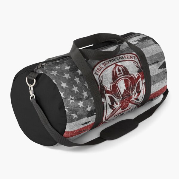 Fire Fighter Flag Duffle Bag