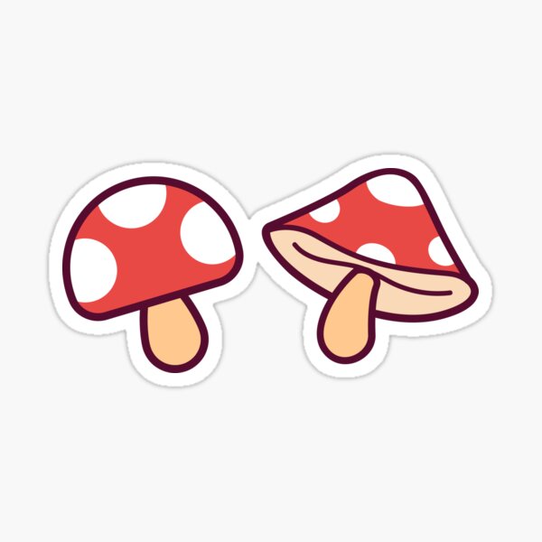 Item preview, mushroom nature cottage forest spring autumn design sticker designed and sold by MaMoAn.