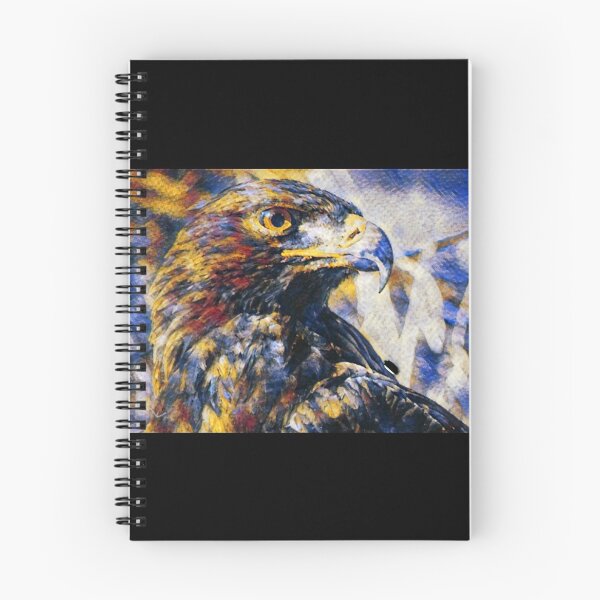 Item preview, Golden Eagle Head Focus - Oil Painting Style designed and sold by MakersKeystone.