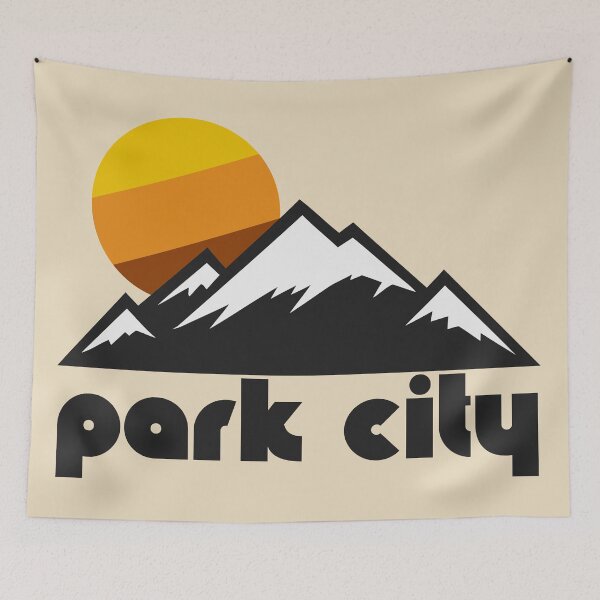 Item preview, Retro Park City ))(( Tourist Souvenir Travel Design designed and sold by acquiesce13.