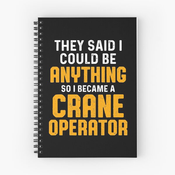 Item preview, Crane Operator Became Funny Driver designed and sold by MiKatStore.