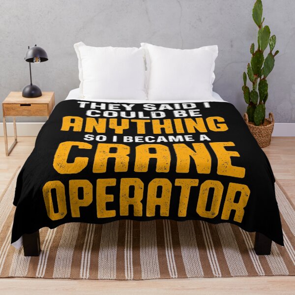 Item preview, Crane Operator Became Funny Driver designed and sold by MiKatStore.