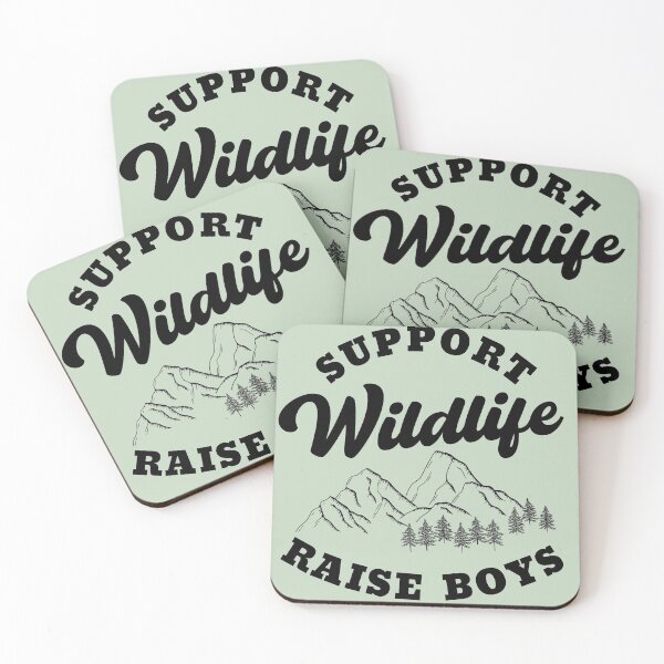 Item preview, Support Wildlife Raise Boys designed and sold by Everythingafter.