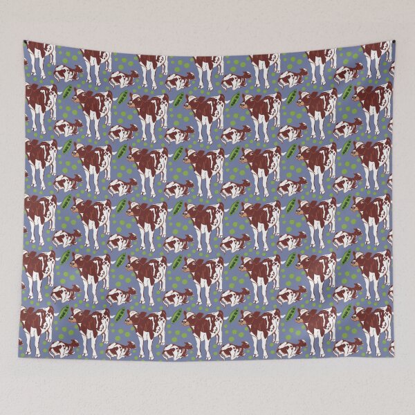Item preview, Baby calf  in blue designed and sold by EskTuulispaa.