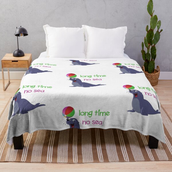 Item preview, Long Time No Sea designed and sold by SportyDogShop.