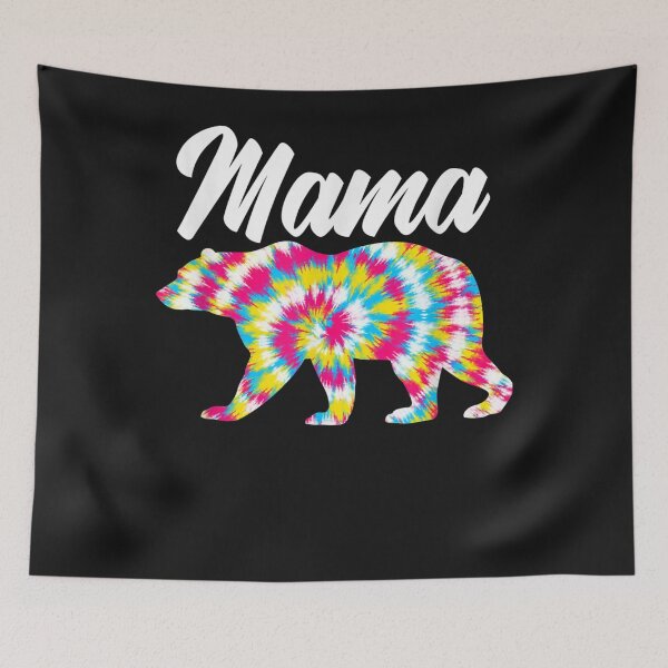 Item preview, Tie Dye Mama Bear Mama Bear Tie Dye 90s Mom Mother's Day designed and sold by raewaelchi.