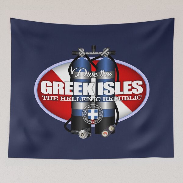 Item preview, Greek Isles (ST) designed and sold by curranmorgan.