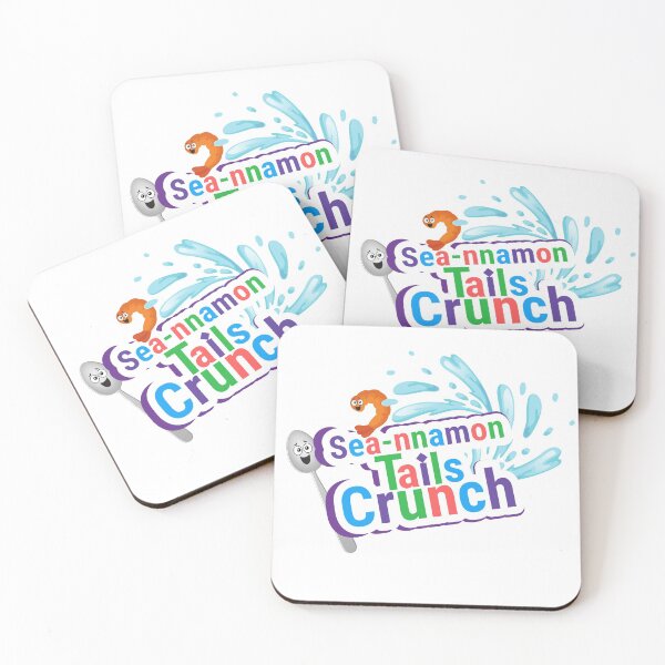 Item preview, Sea-nnamon Tails Crunch, CInnamon Toast Shrimp, Shrimp Tails Cereal designed and sold by ComfyAndBlunt.