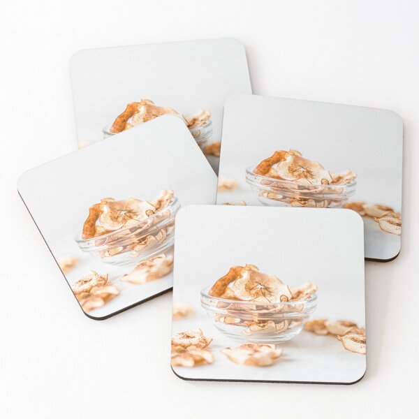 Item preview, Apple Slices Crispy Chips, Food Photography Print, Kitchen Print, Restaurant Cuisine Art Print designed and sold by radub85.